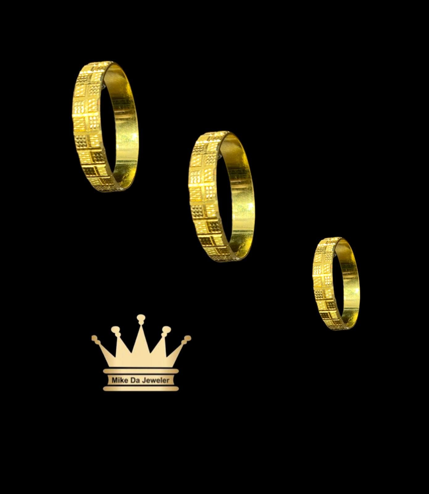 21k Handmade Gold Band