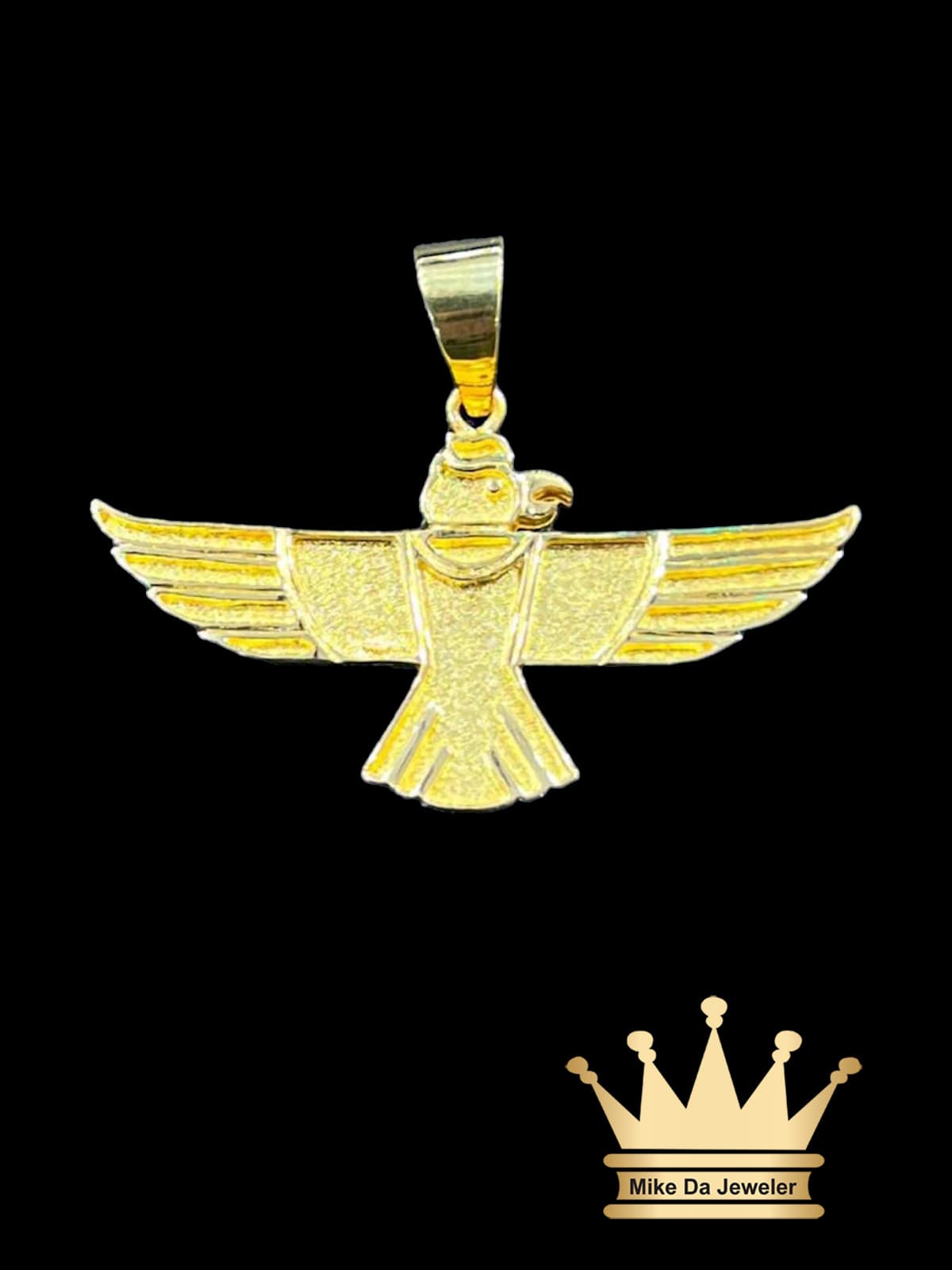 18K Custom Condor Pendant