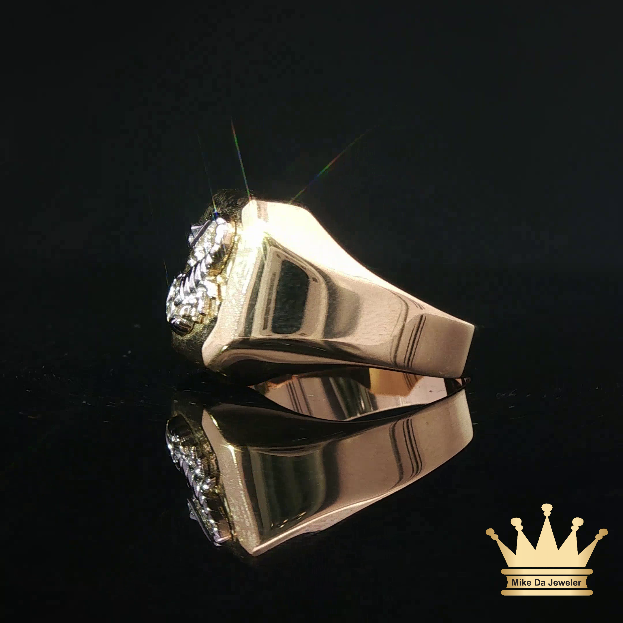 14K Gold Ring with Scorpion