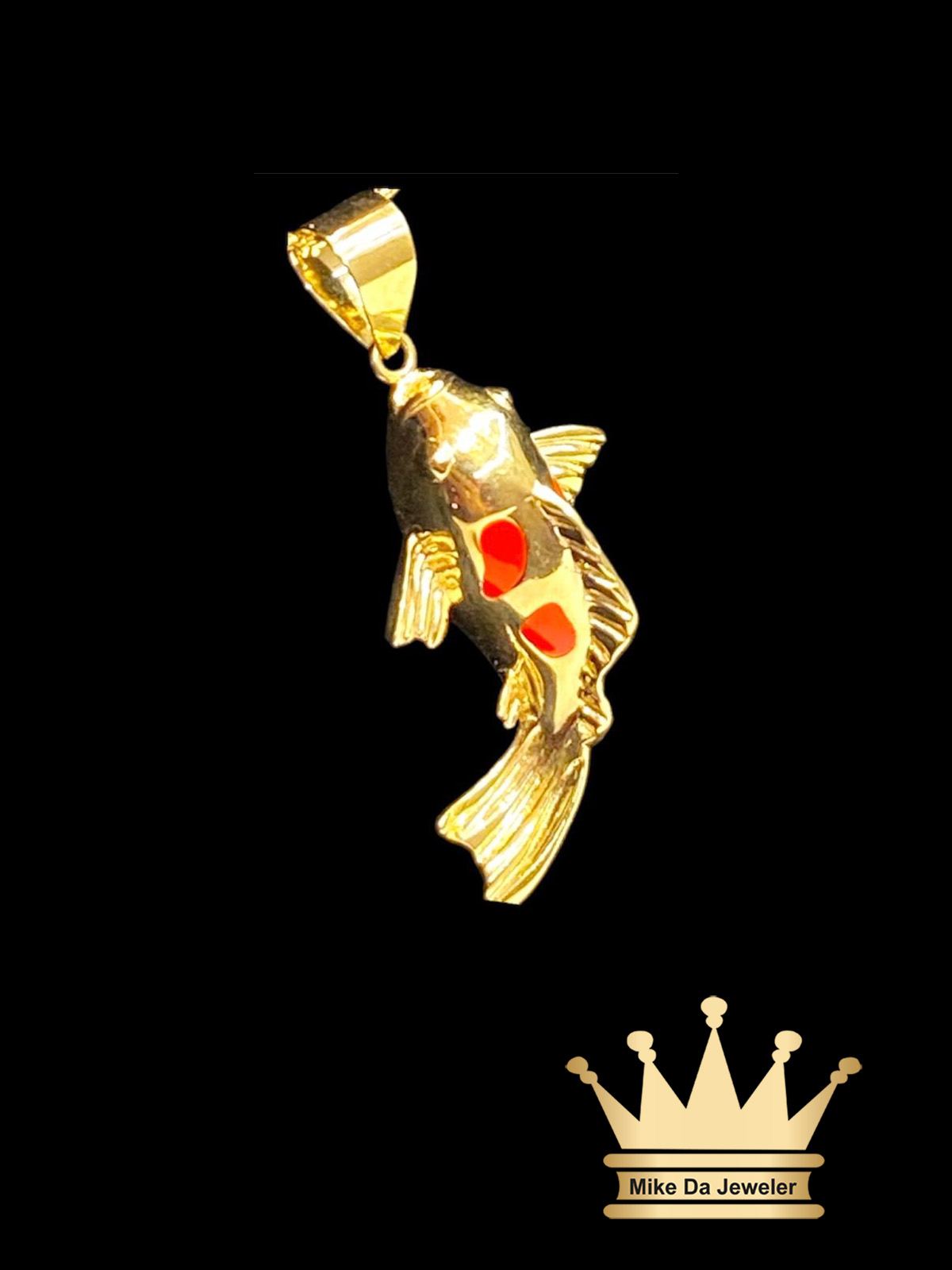 18 Karat Gold Fish Charm