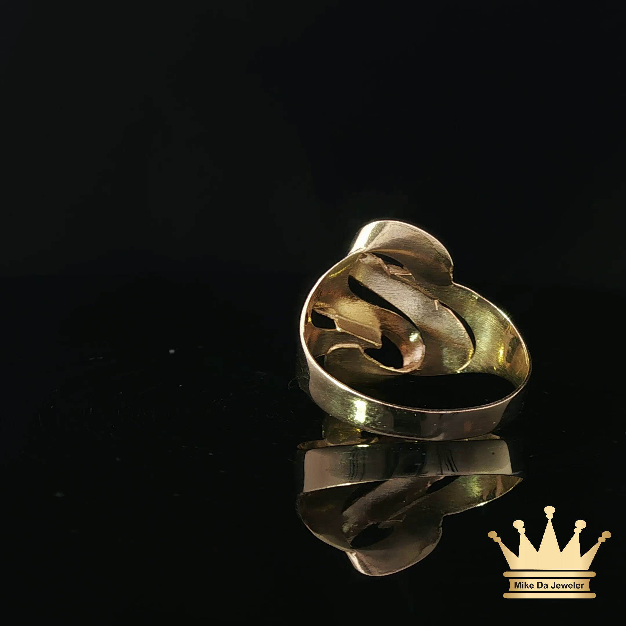 14K White and Yellow Gold Fashion Ring