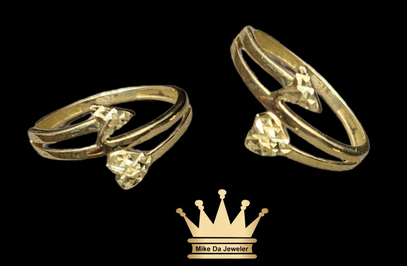 Buy Rokde Jewellers Golden 22 Karat Gold Fancy Ring for Women (9, Weight-2.39  g) at Amazon.in