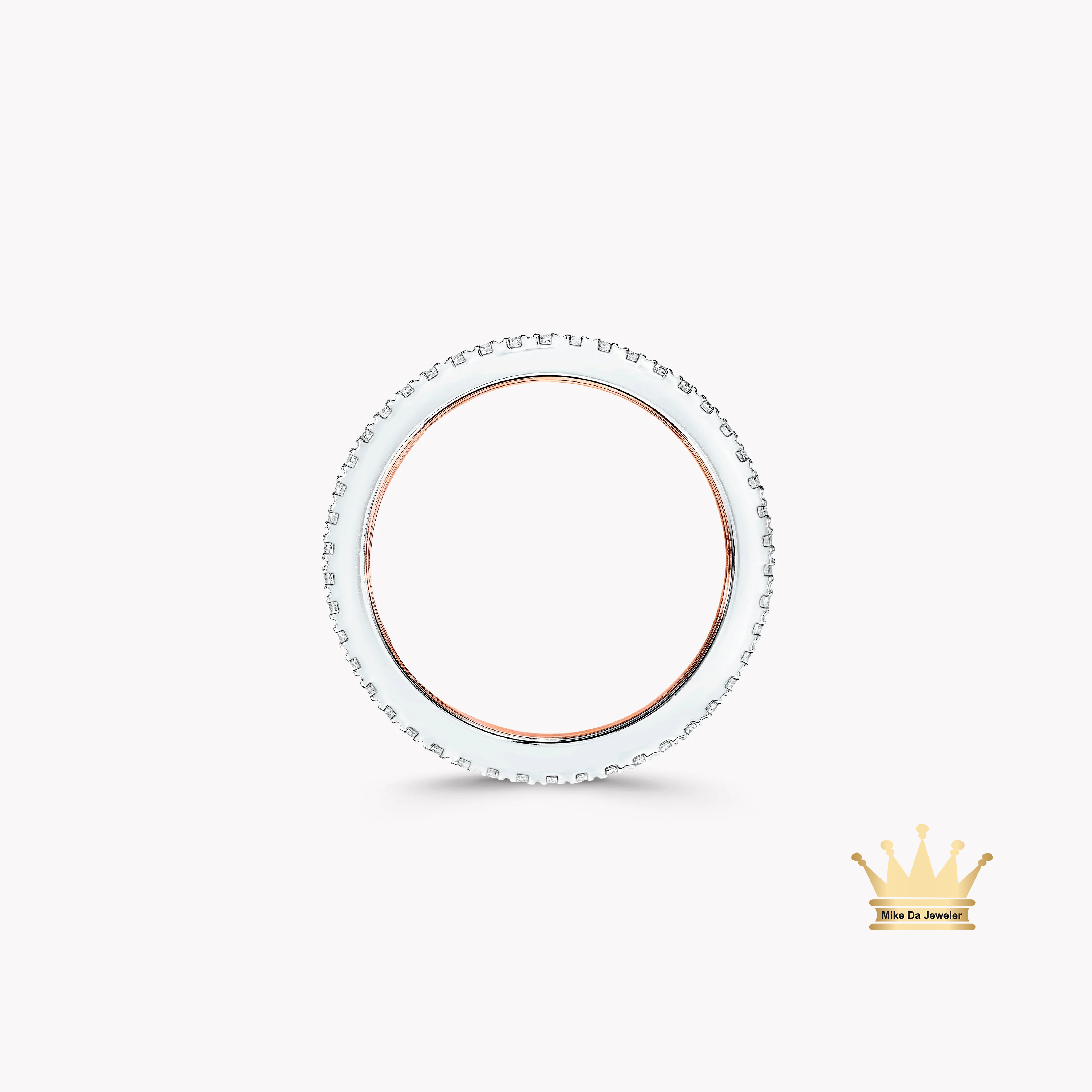 Signature Diamond and Rose Gold Ring
