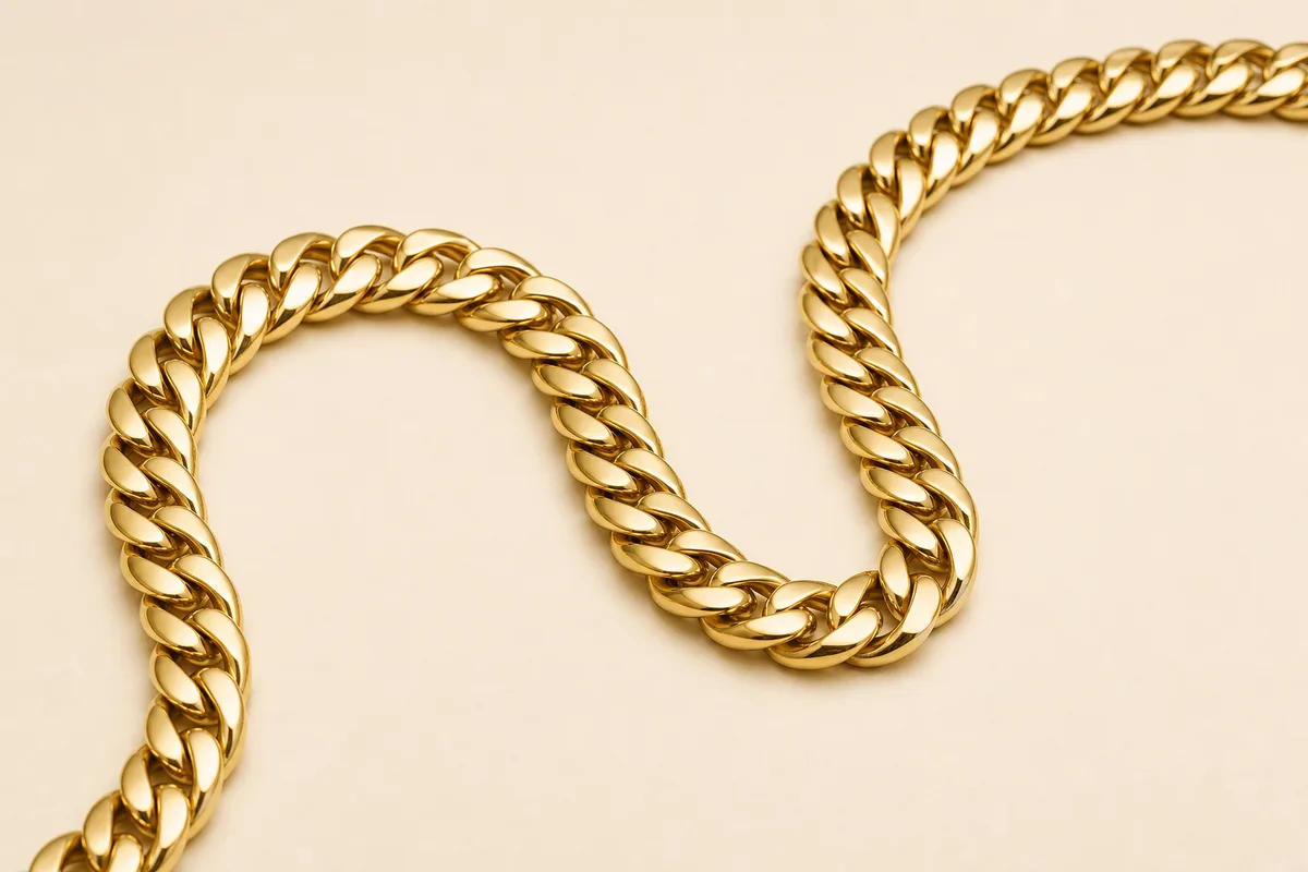 Cuban Link gold chain reference